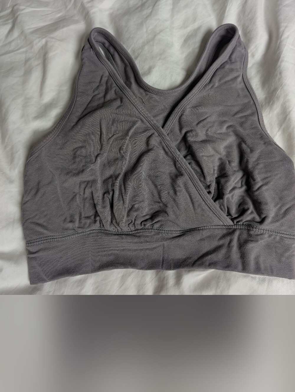 Kindred Bravely French Terry Nursing Bra for Breastfeeding and Sleep, Racerback
